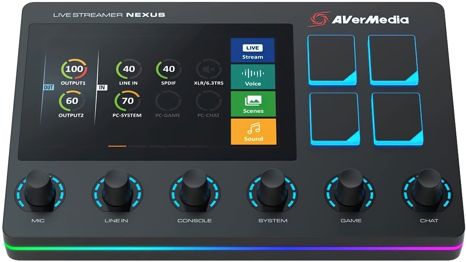 Пульт управления трансляцией AVerMedia Live Streamer NEXUS AX310 Black (61AX310000AB) фото 