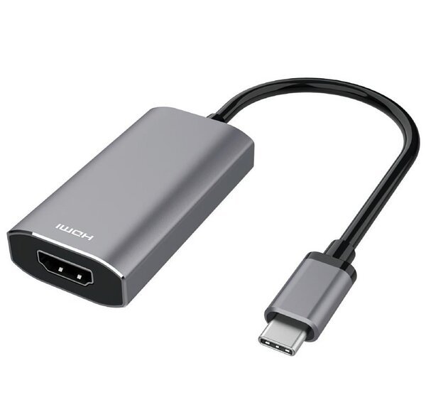 Акція на Переходник 2E USB-C - HDMI, 0.21m, Space grey (2E-W1409) від MOYO