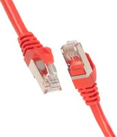 Патч-корд 2E Cat 6, S-FTP, RJ45, 4Х2 27AWG, 7/0.14 Cu, 0.20 m, PVC, Red (2E-PC6SFTPCOP-020RD)