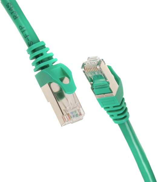 Акція на Патч-корд 2E Cat 6, S-FTP, RJ45, 4Х2 27AWG, 7/0.14 Cu, 1.50 m, PVC, Green (2E-PC6SFTPCOP-150GRN) від MOYO