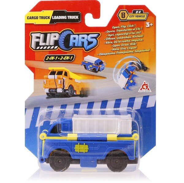 

Машинка-трансформер Flip Cars 2 в 1 Грузовик и погрузчик