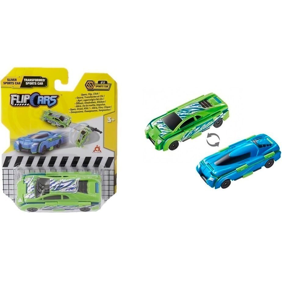 Машинка-трансформер Flip Cars 2 в 1 Спорткар уламок і Спорткар трансформерфото1