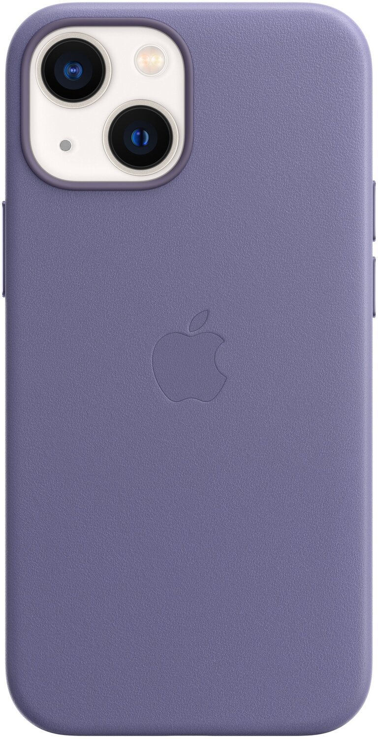 Чехол Apple для iPhone 13 mini Leather Case with MagSafe Wisteria (MM0H3ZE/A) фото 
