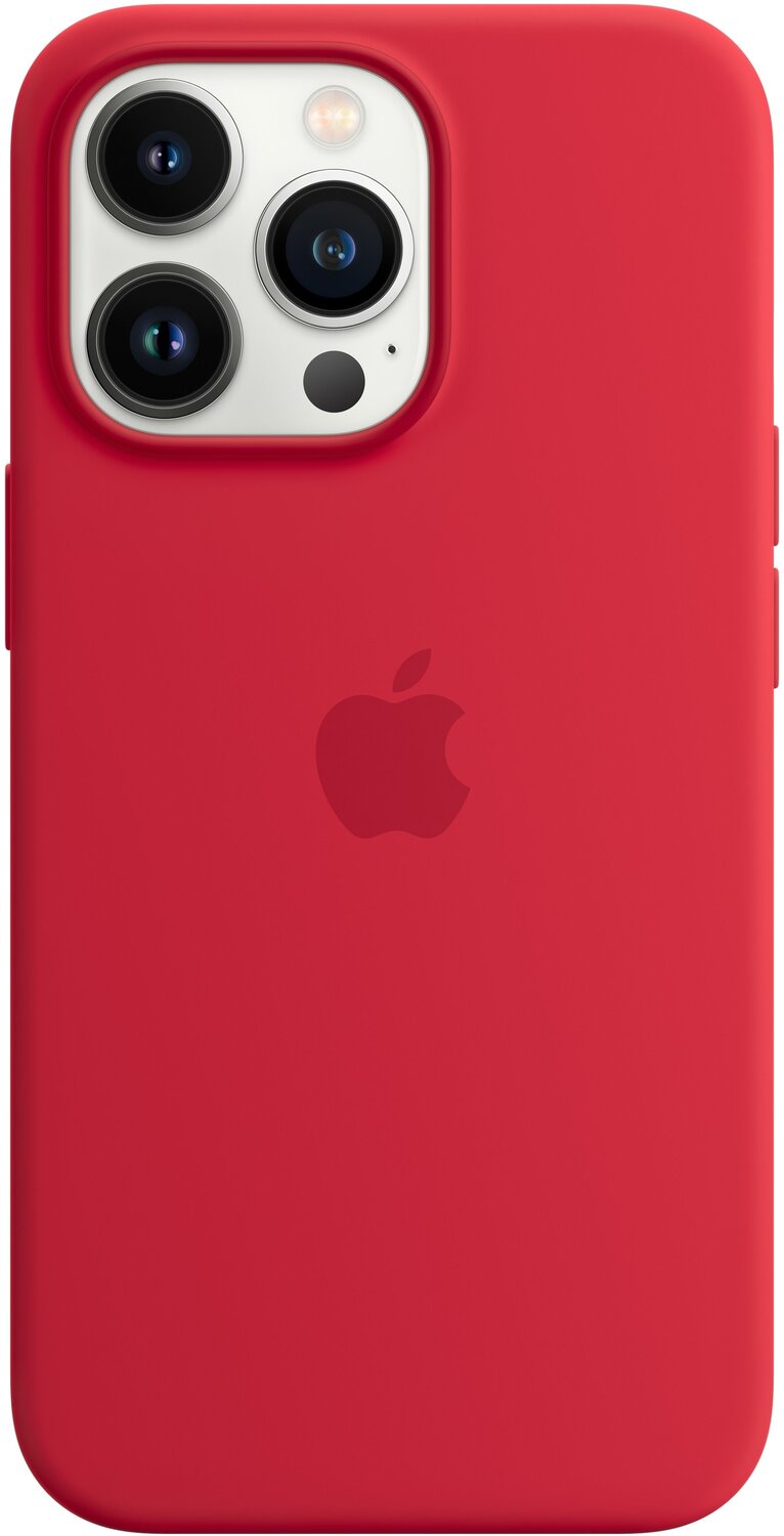 Чехол Apple для iPhone 13 Pro Silicone Case with MagSafe (PRODUCT)RED (MM2L3ZE/A) фото 