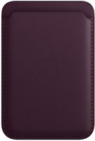 Чохол-гаманець Apple для iPhone Leather Wallet with MagSafe Dark Cherry (MM0T3ZE/A)