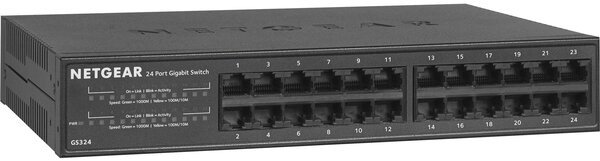 

Коммутатор NETGEAR GS324 24xGE, неуправляемый (GS324-200EUS)