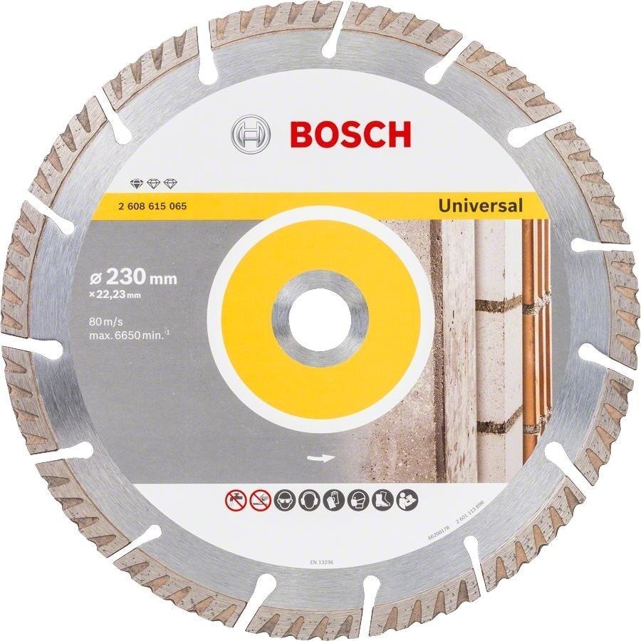 Диск алмазный Bosch Stf Universal 230-22.23 (2608615065) фото 1
