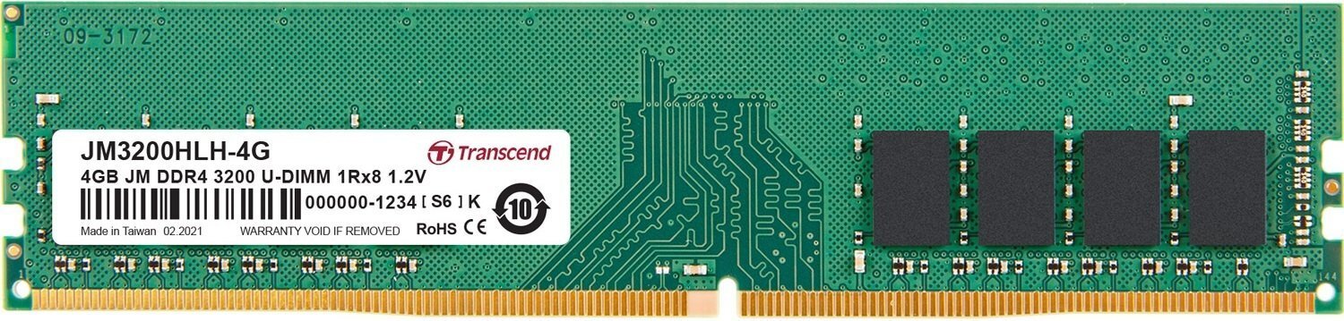 Память для ПК Transcend DDR4 3200 4GB (JM3200HLH-4G) фото1
