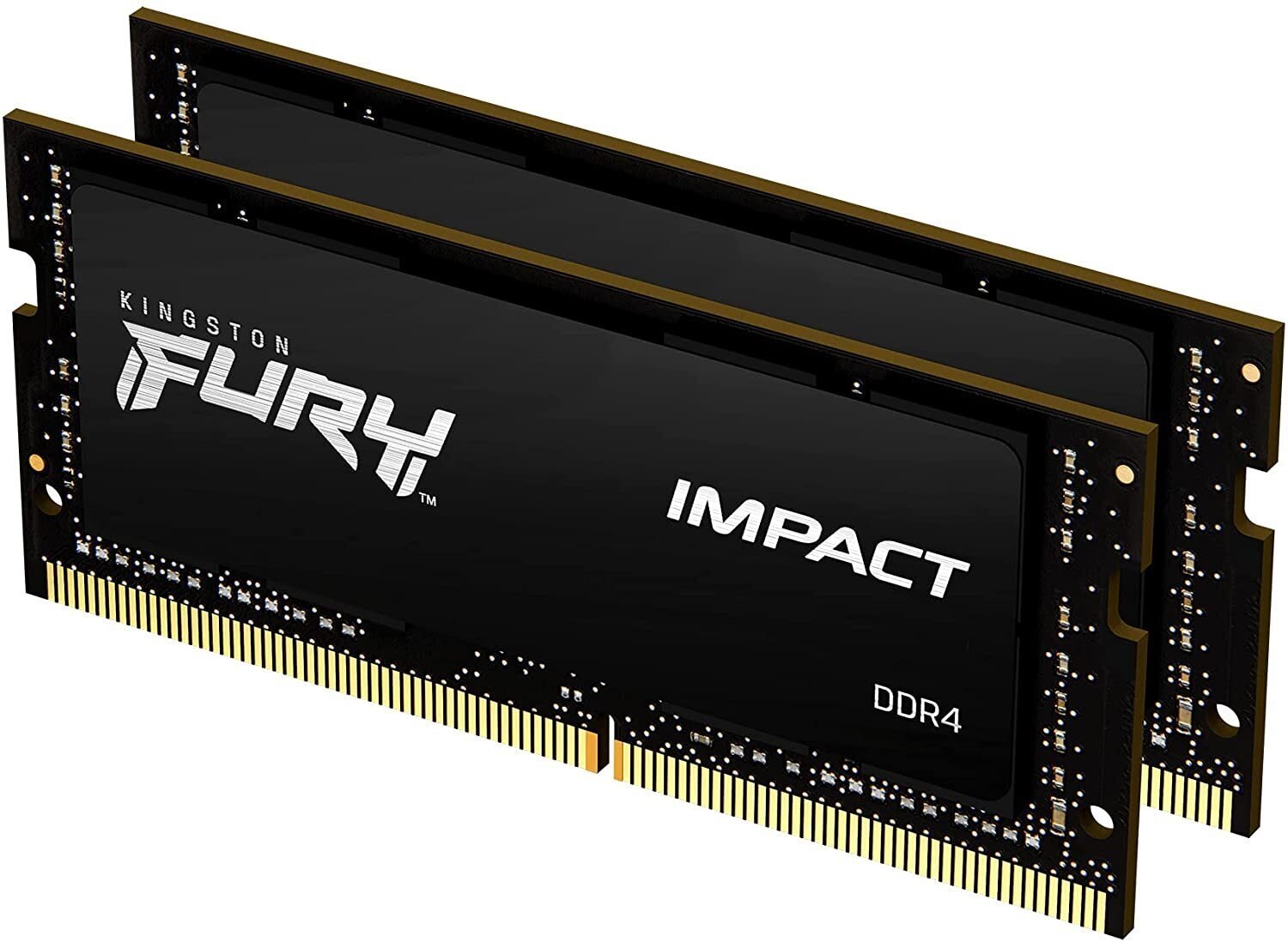Память для ноутбука Kingston DDR4 2666 32GB KIT (16GBx2) SO-DIMM FURY Impact (KF426S16IBK2/32) фото1