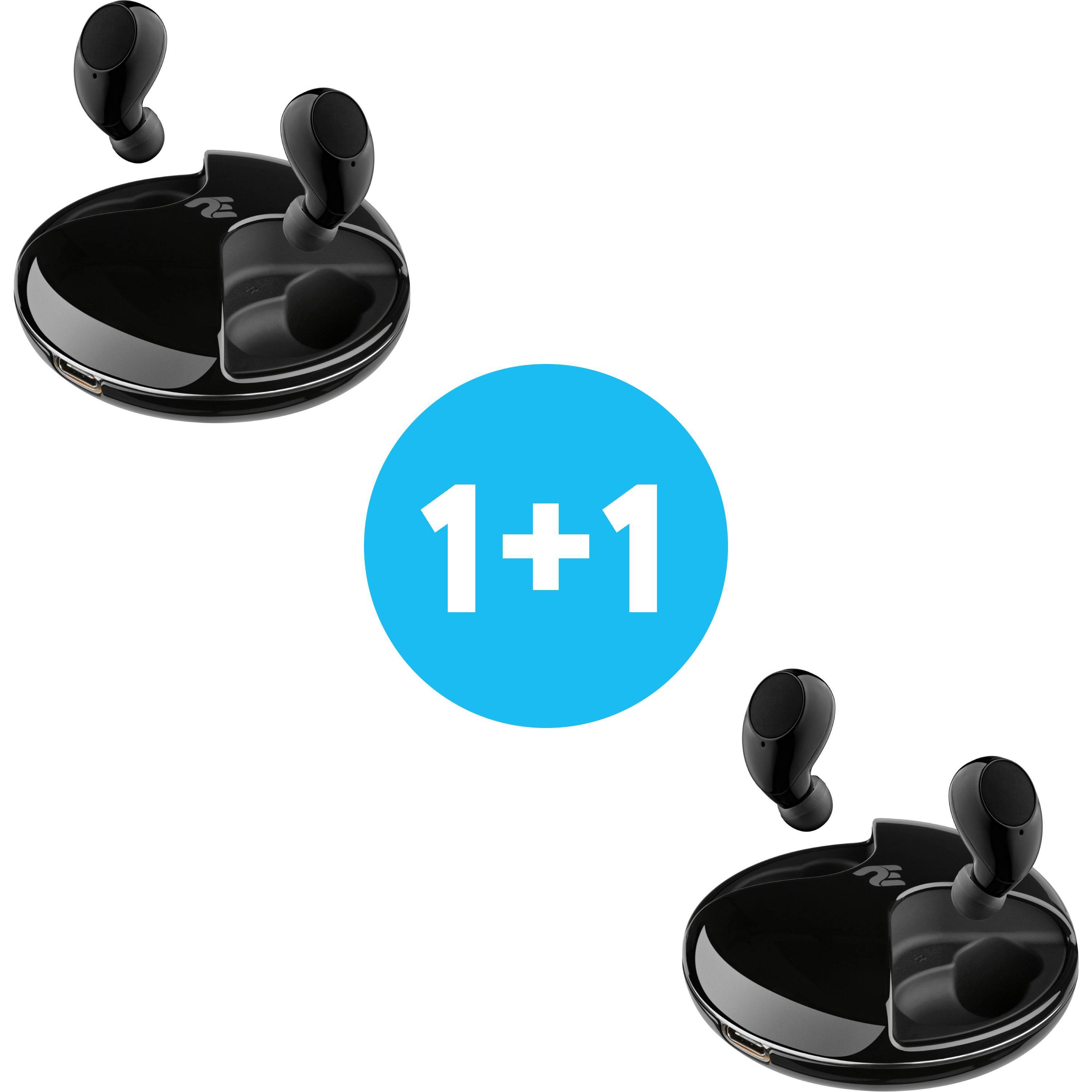 Навушники 2E RainDrops Х True Wireless Waterproof Mic Black (2E-EBTWRDXBK)фото1