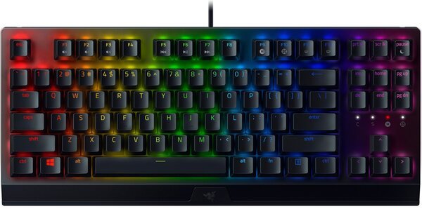 Акція на Игровая клавиатура Razer BlackWidow V3 TKL Green Switch RU (RZ03-03490700-R3R1) від MOYO