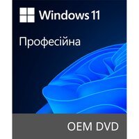 Microsoft Windows 11 Pro 64Bit Ukrainian 1pk DSP OEI DVD (FQC-10557)