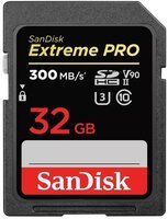 Карта пам`яті SanDisk SDXC 32GB C10 Extreme Pro UHS-II U3 V90 R300/W260MB/s (SDSDXDK-032G-GN4IN)