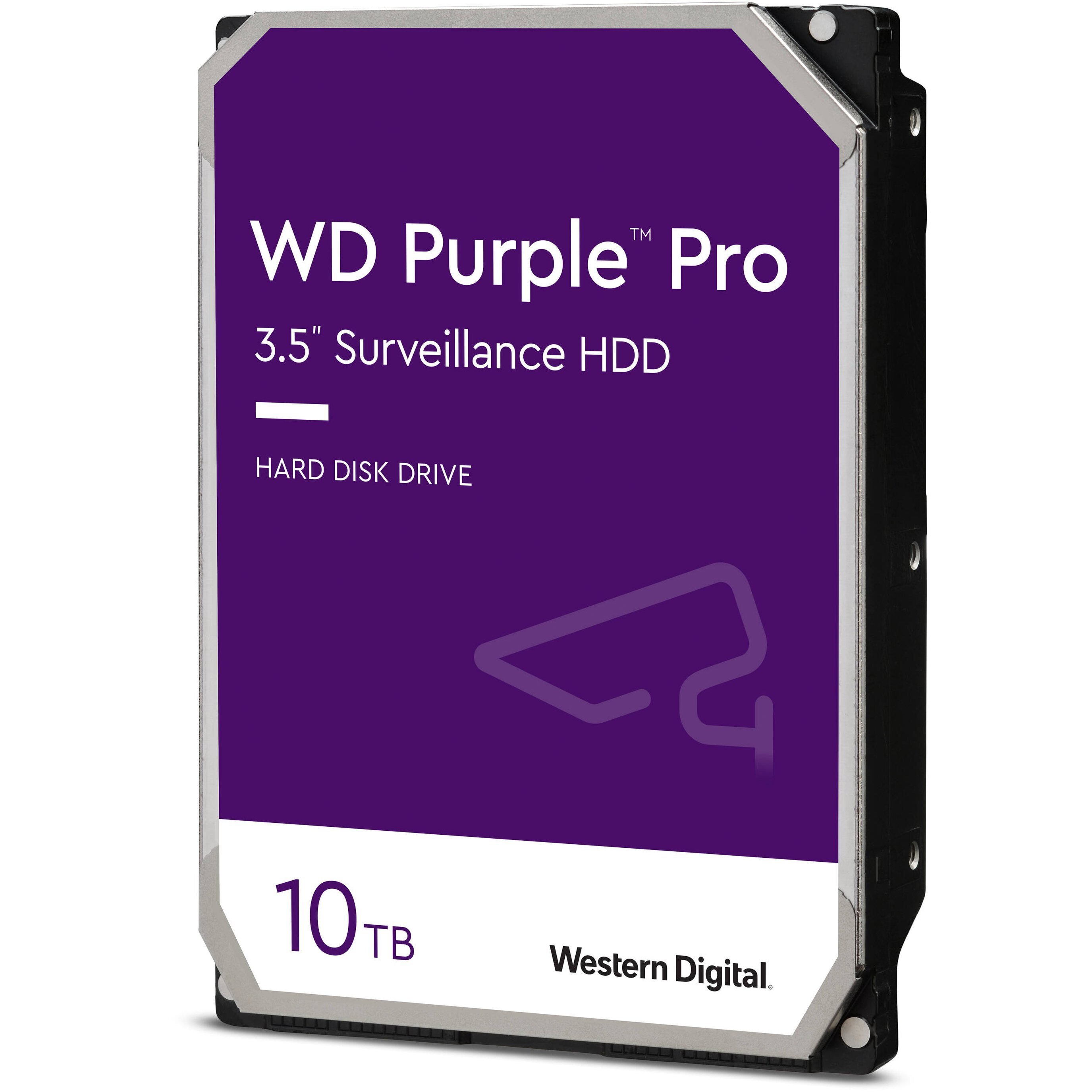 Жесткий диск внутренний WD 3.5" SATA 3.0 10TB 7200 256MB Purple Surveillance (WD101PURP) фото 1
