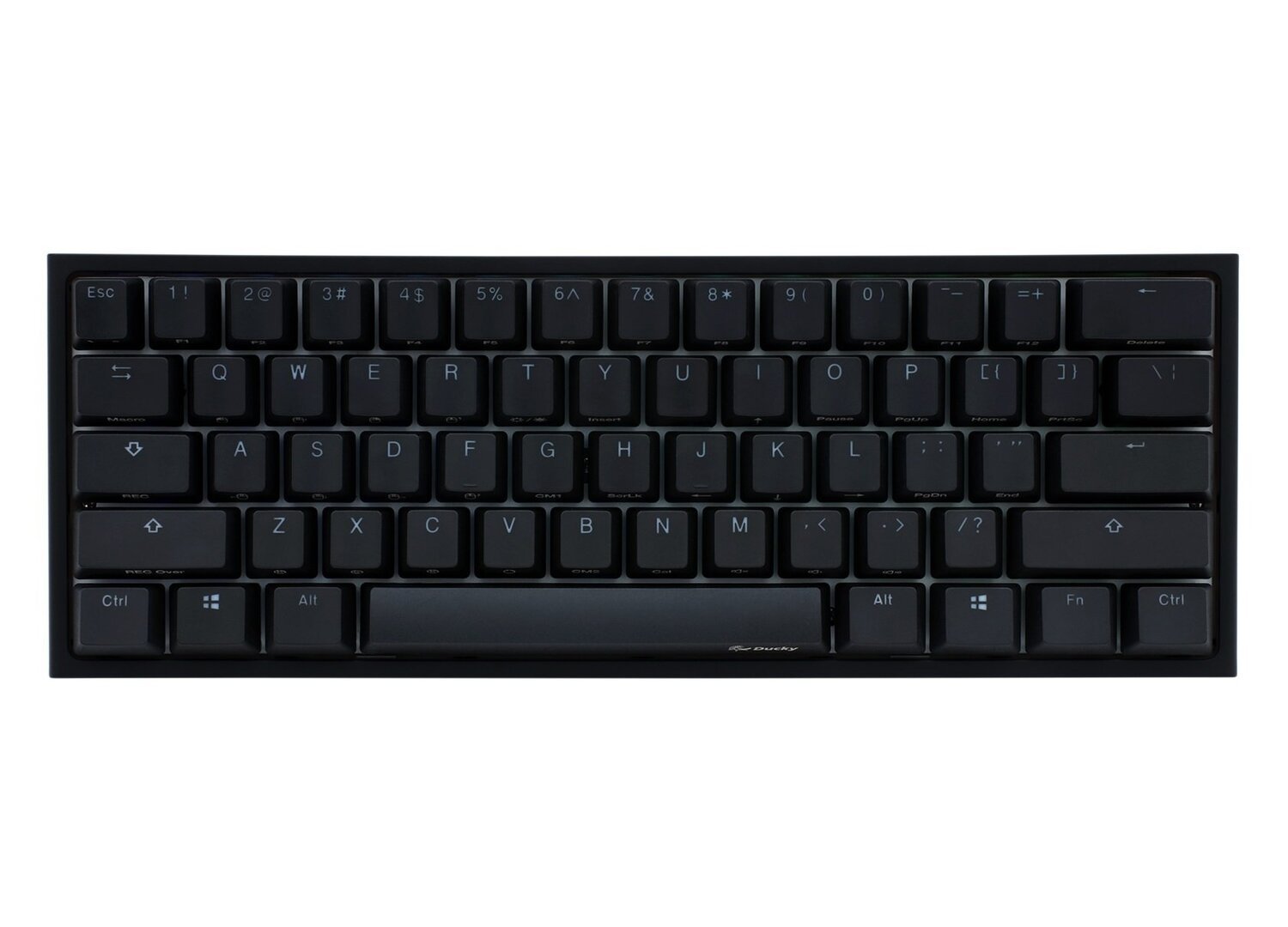 Игровая клавиатура Ducky One 2 Mini, Cherry Black, RGB LED, UA/RU, Black-White (DKON2061ST-ARUPDAZT1) фото 