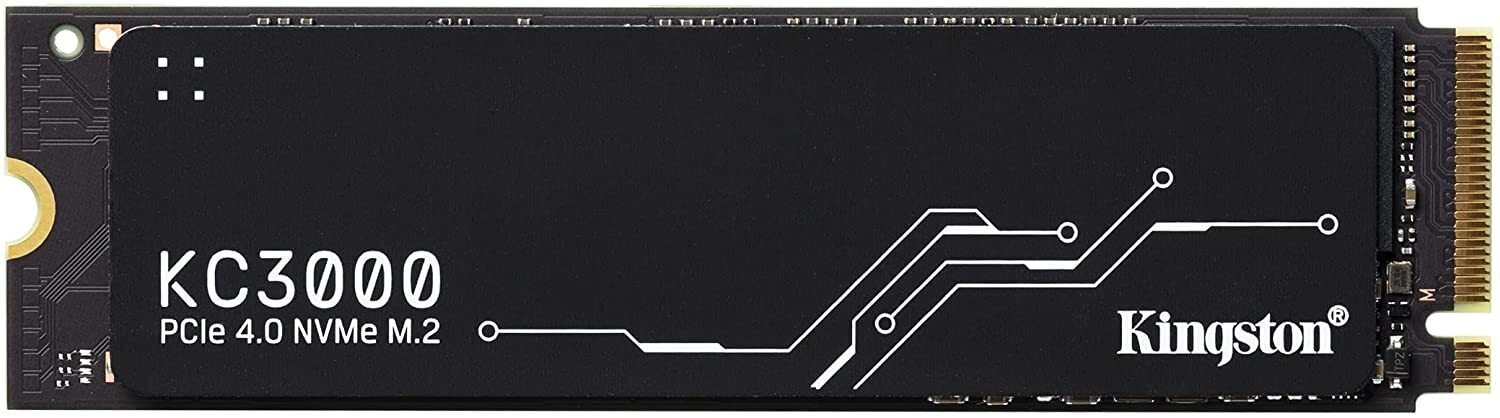 SSD накопитель M.2 Kingston 1TB KC3000 NVMe PCIe 4.0 4x 2280 (SKC3000S/1024G) фото 1