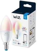 Розумна лампа WiZ E14 4.9W (40W 470Lm) C37 2200-6500K RGB Wi-Fi Wi-Fi (929002448802)