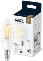 Умная лампа WiZ E14 4.9W (40W 470Lm) C35 2700-6500 филаментная Wi-Fi (929003017601)