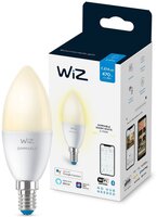 Умная лампа WiZ E14 4.9W (40W 470Lm) C37 2700K диммируемая Wi-Fi (929002448502)