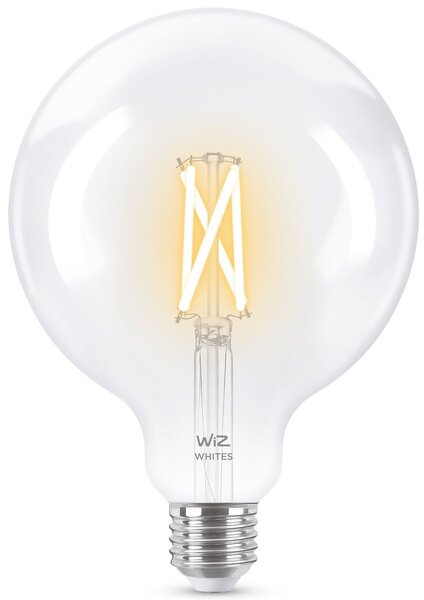 Акція на Умная лампа WiZ E27 7W (60W 806Lm) G95 2700-6500 филаментная Wi-Fi (929003018201) від MOYO