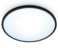 Умный потолочный светильник WiZ SuperSlim Ceiling 16W 2700-6500K Wi-Fi черный (929002685201)