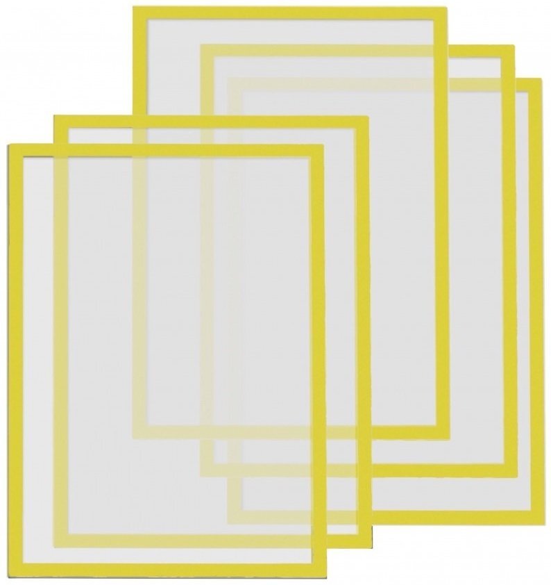 Рамки магнітні A4 жовті Magnetofix Frame Yellow Set UAфото