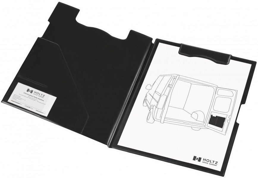 Клипборд-папка магнитная A4 черная Magnetoplan Clipboard Folder Black UA фото 