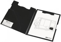 Кліпборд-папка магнітна A4 чорна Magnetoplan Clipboard Folder Black UA