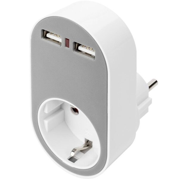 Зарядное устройство DIGITUS Universal USB + Power Socket (DA-70617)