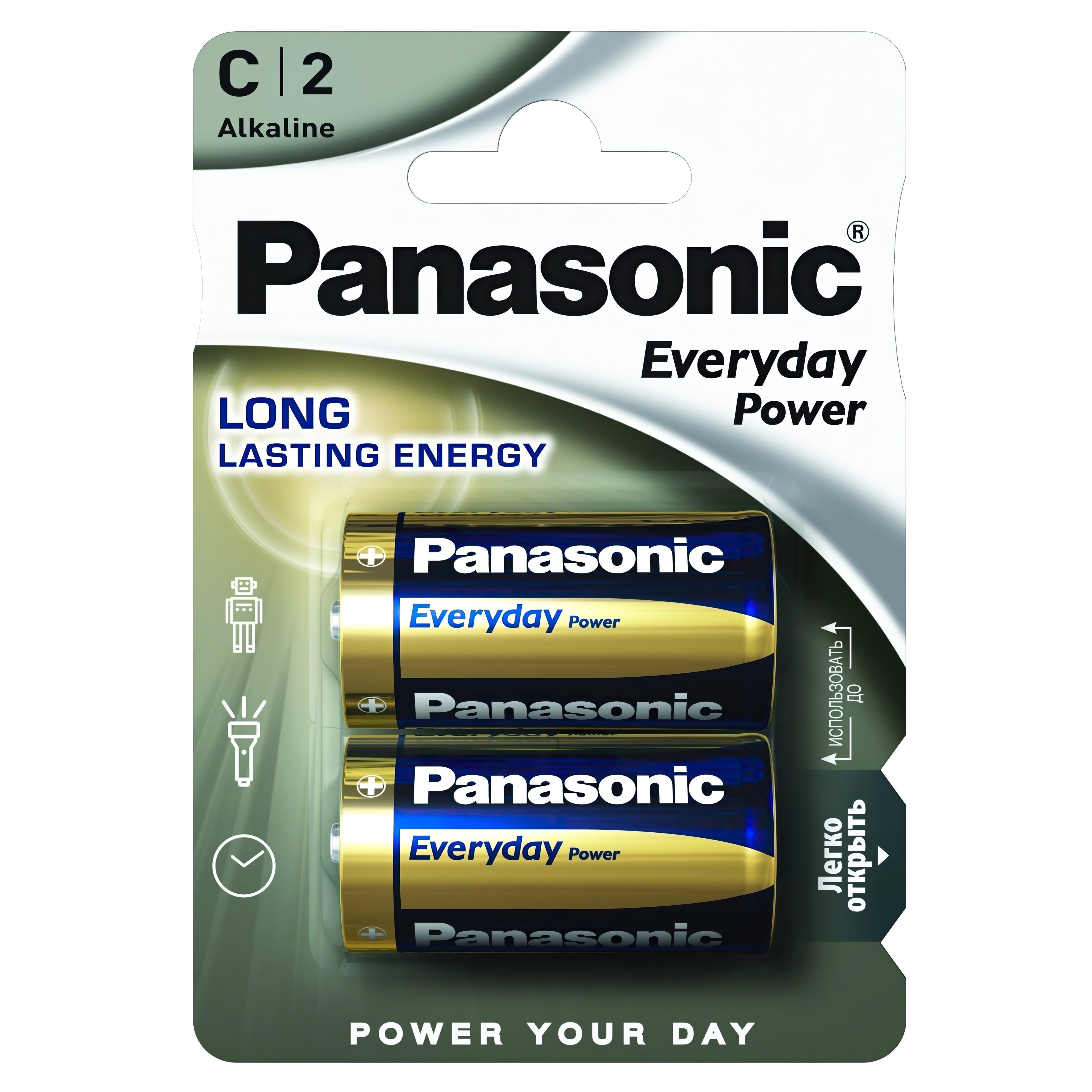 Батарейка Panasonic Everyday Power C BLI 2 Alkaline (LR14REE/2BR) фото 1