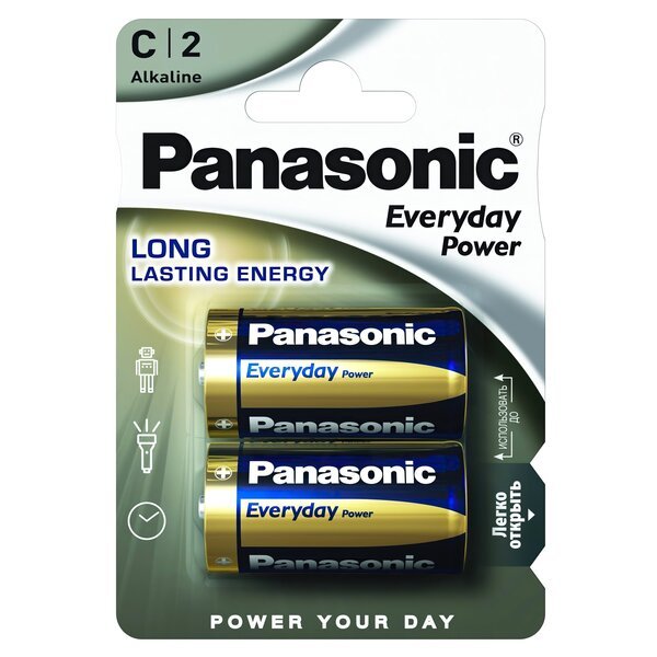 Акція на Батарейка Panasonic Everyday Power C BLI 2 Alkaline (LR14REE/2BR) від MOYO