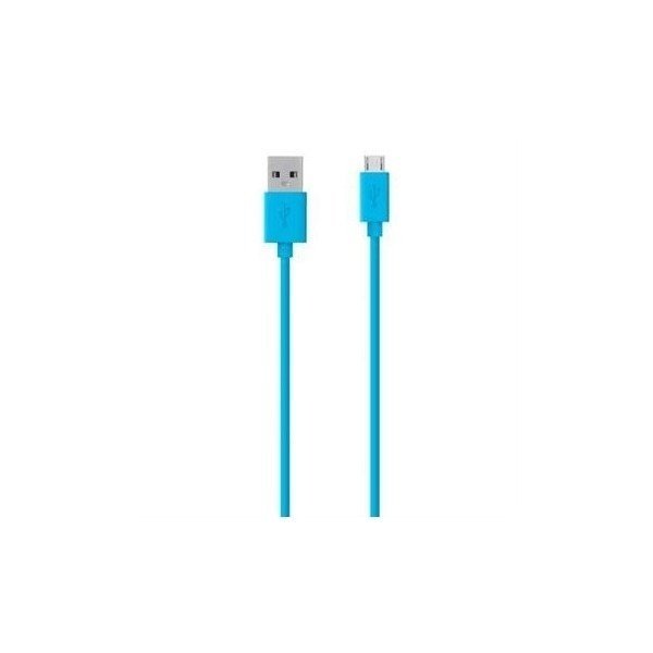 Кабель USB 2.0 (AM/microB) Belkin MIXIT 2м Blue/синій (F2CU012bt2M-BLU)фото
