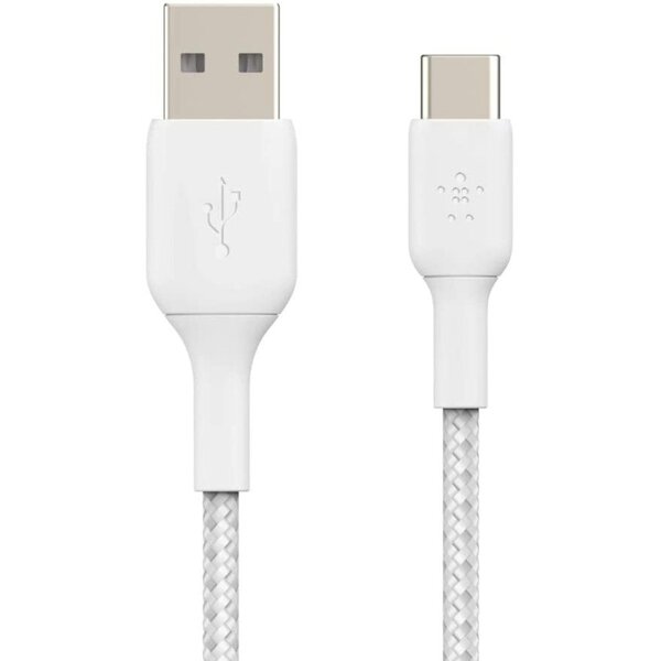 

Кабель Belkin USB-A - Type-C, BRAIDED, 1m, White (CAB002BT1MWH)