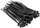 Хомут-стяжка Top Tools, черный, 2.5x100 мм, пластик, 100 шт.