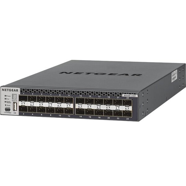 Коммутатор стекируемый NETGEAR M4300-24XF (XSM4324FS) 24xSFP+, 2x10GE combo, управляемый L3