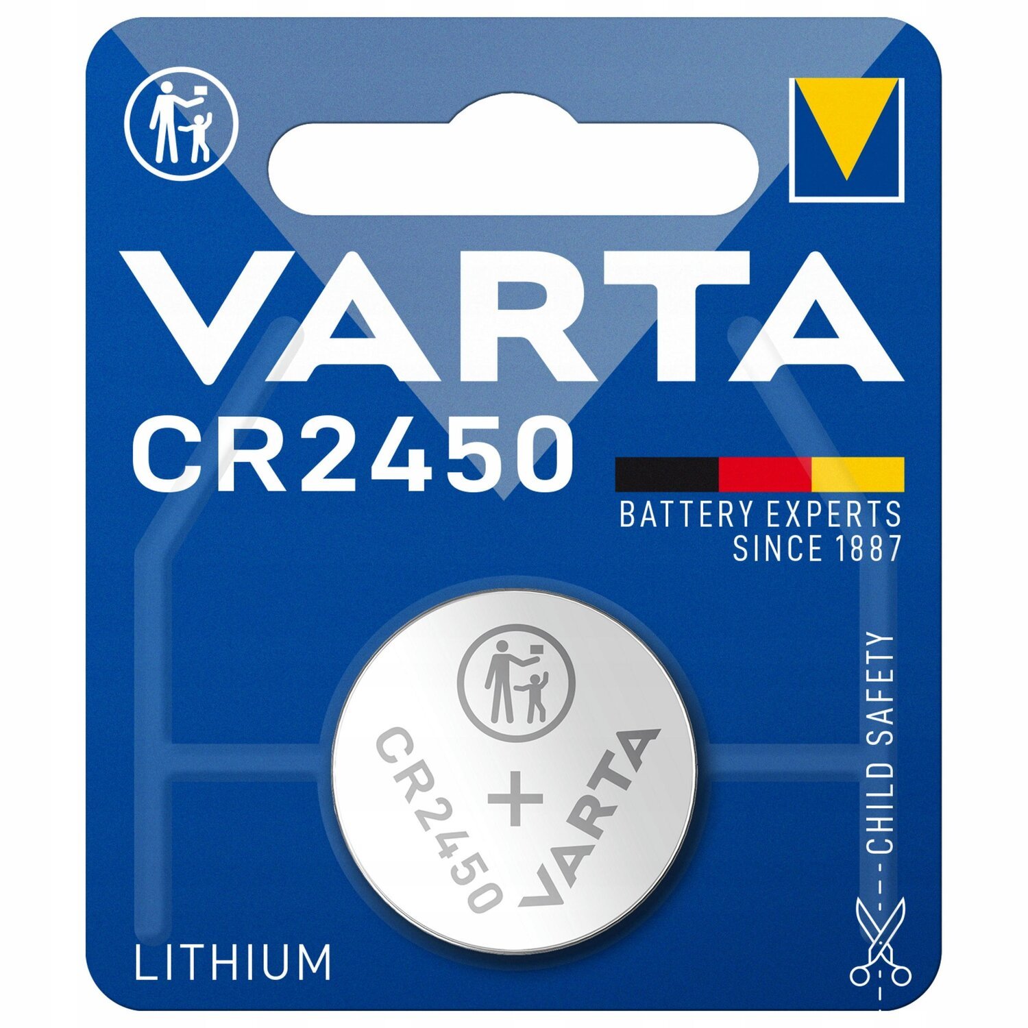  Батарейка VARTA CR 2430 BLI 1 LITHIUM (06430101401) фото