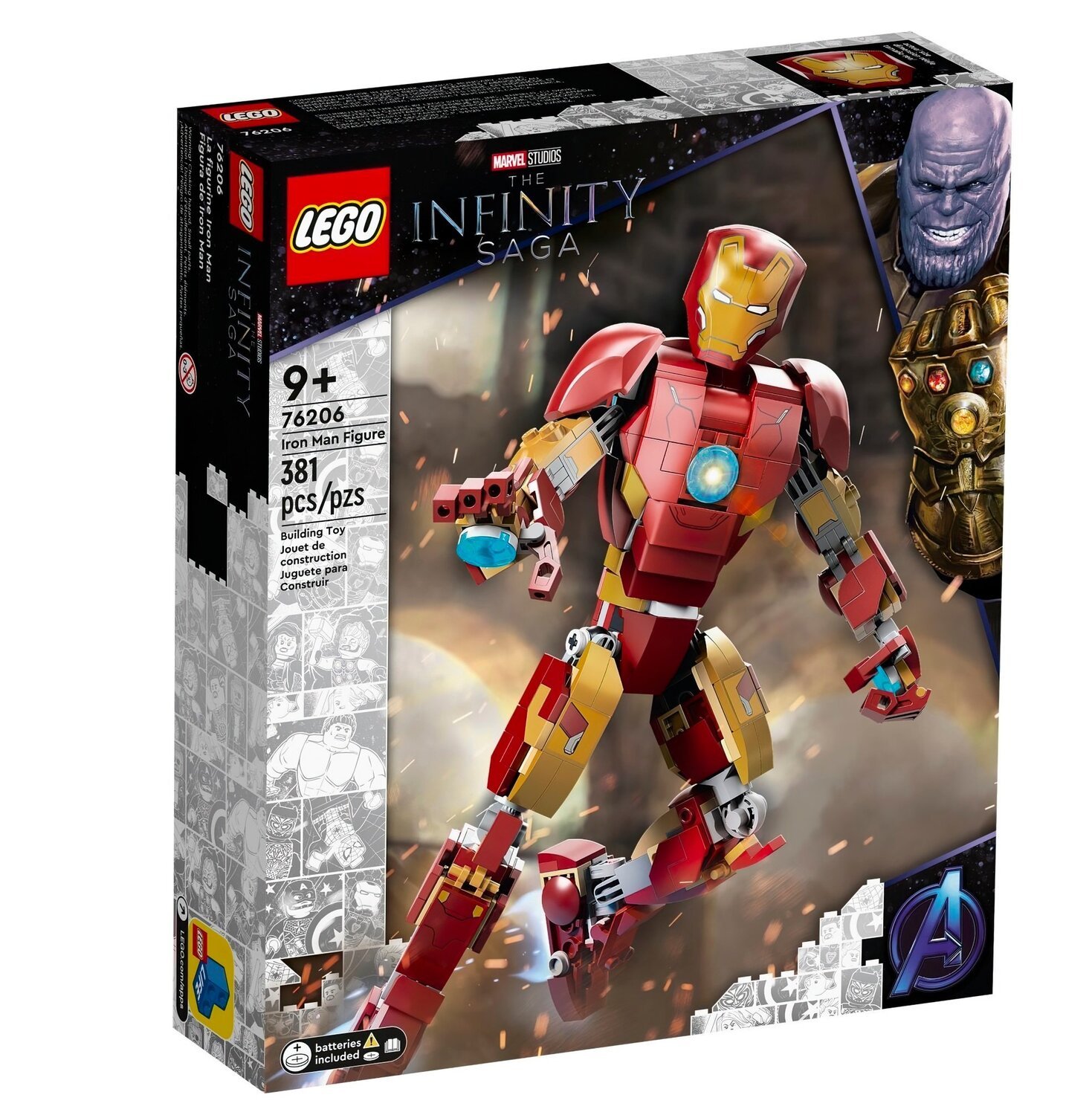 LEGO 76206 Marvel Фигурка Железного человека фото 