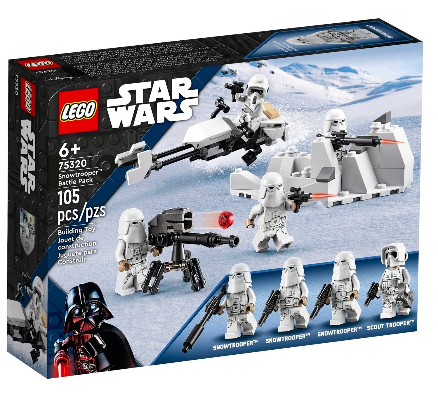 LEGO 75320 Star Wars Боевой набор снежных пехотинцев фото 