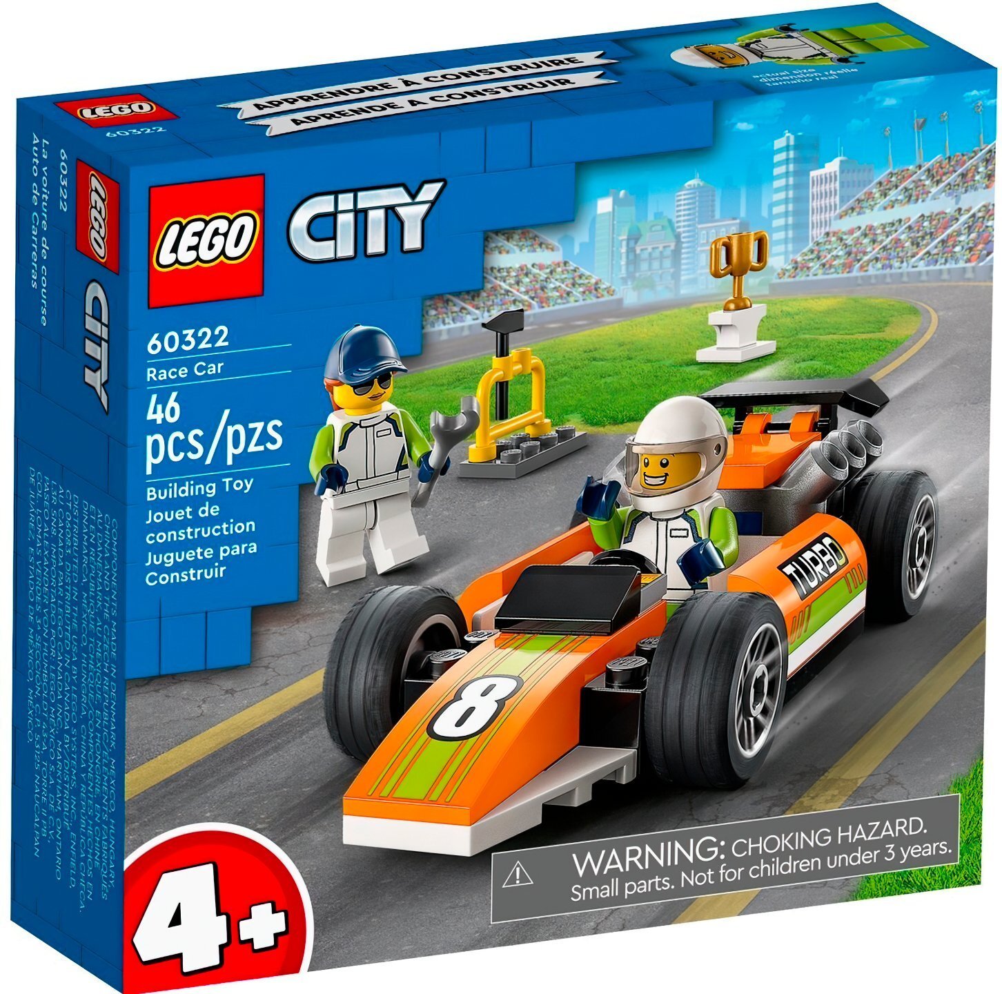 LEGO 60322 City Гоночний автомобільфото