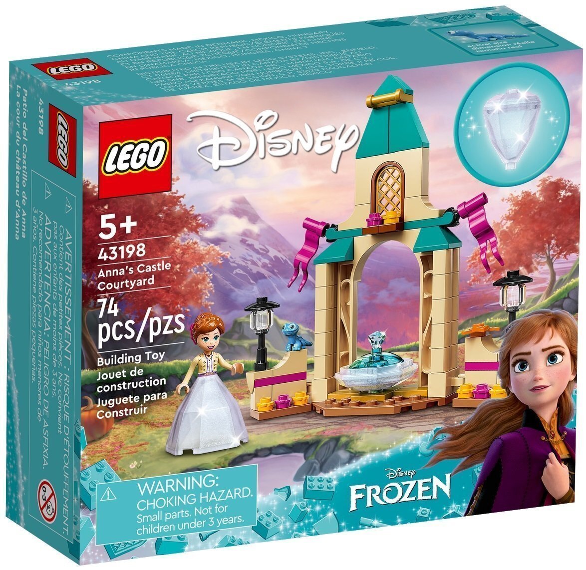 LEGO 43198 Disney Двір замку Аннифото