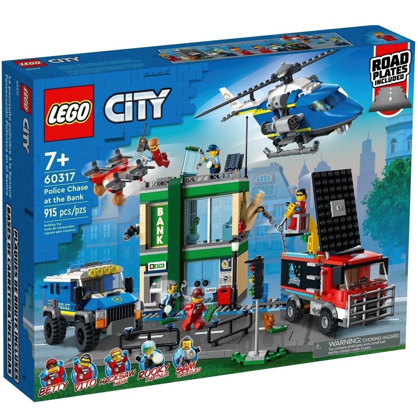 LEGO 60317 City Погоня поліції у банкуфото1