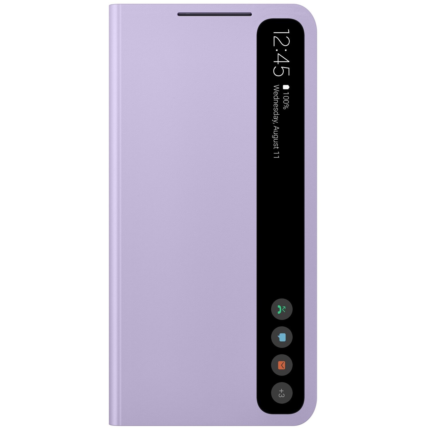 Чехол Samsung для Galaxy S21 FE (G990) Smart Clear View Cover Lavender (EF-ZG990CVEGRU) фото 
