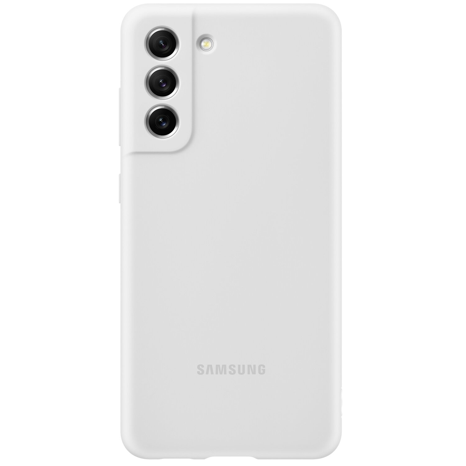 Чехол Samsung для Galaxy S21 FE (G990) Silicone Cover White (EF-PG990TWEGRU) фото 
