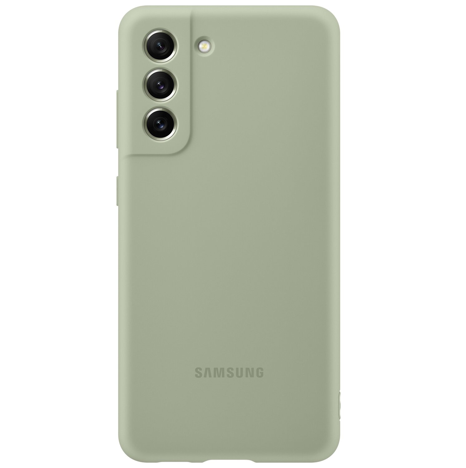 Чехол Samsung для Galaxy S21 FE (G990) Silicone Cover Olive Green (EF-PG990TMEGRU) фото 