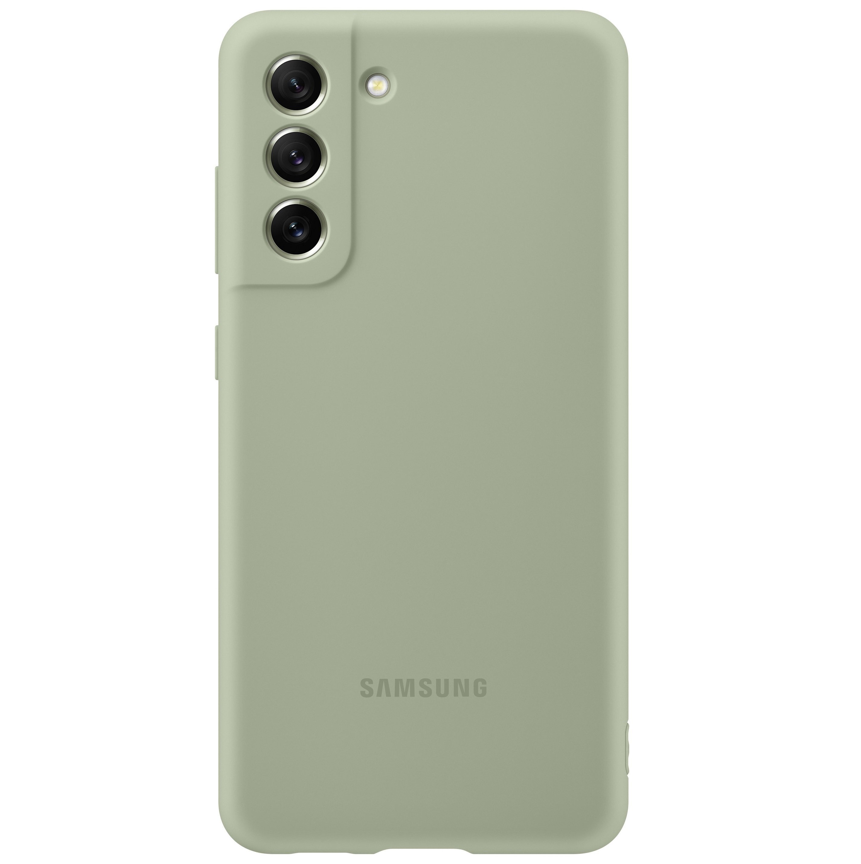 Чехол Samsung для Galaxy S21 FE (G990) Silicone Cover Olive Green (EF-PG990TMEGRU) фото 1