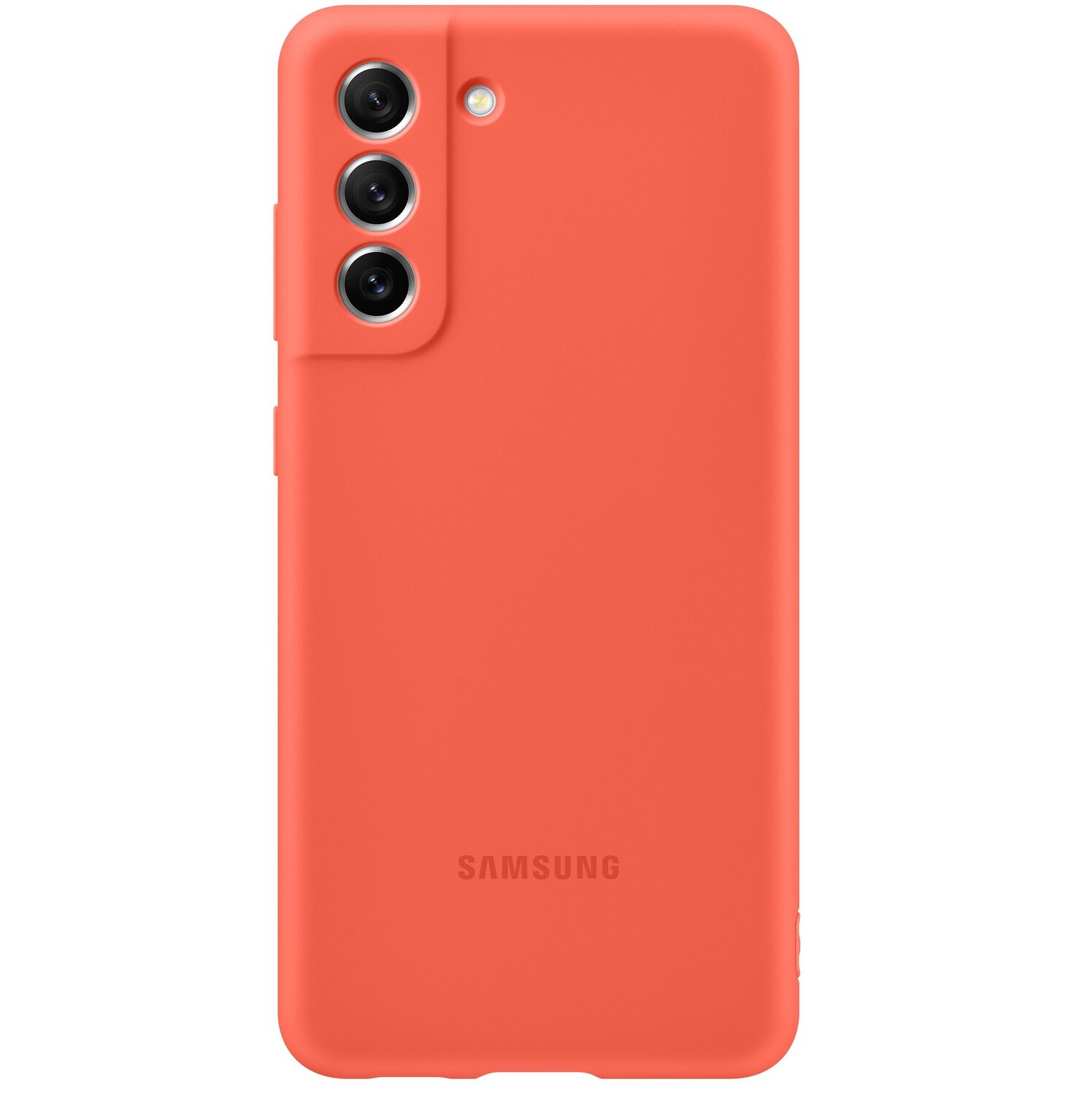 Чехол Samsung для Galaxy S21 FE (G990) Silicone Cover Coral (EF-PG990TPEGRU) фото 