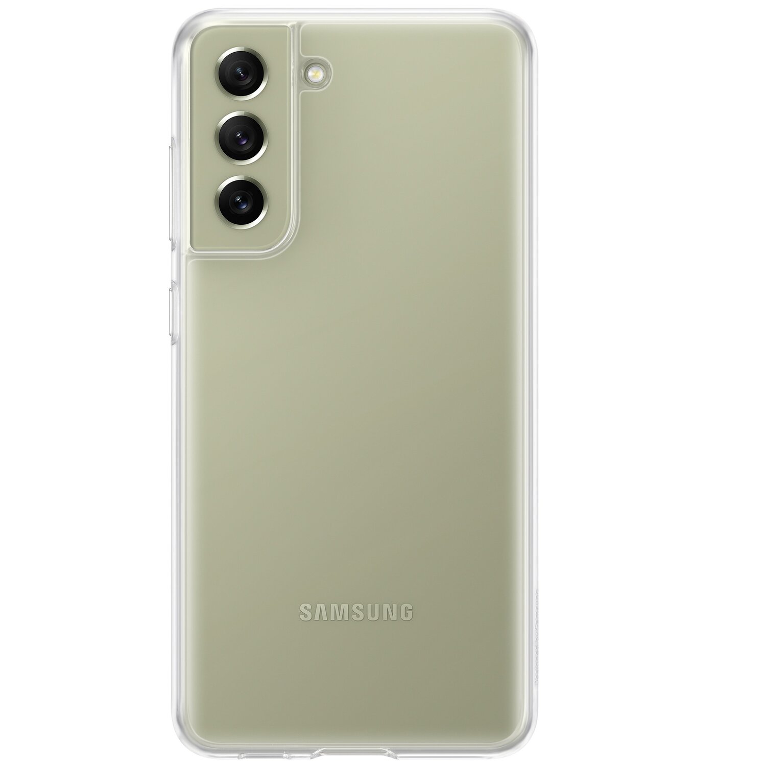 Чехол Samsung для Galaxy S21 FE (G990) Premium Clear Cover Transparent (EF-QG990CTEGRU) фото 
