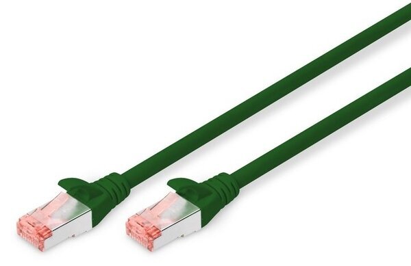 Акція на Патч-корд DIGITUS CAT 6 S-FTP, 0.5м, AWG 27/7, LSZH, Green (DK-1644-005/G) від MOYO