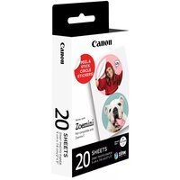 Фотобумага Canon ZINK 1.3" в виде круглых наклеек 20 шт. (4967C003)