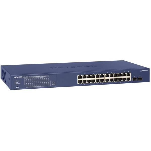 Коммутатор NETGEAR GS724TPP 24x1GE PoE+(380W), 2xSFP, управляемый